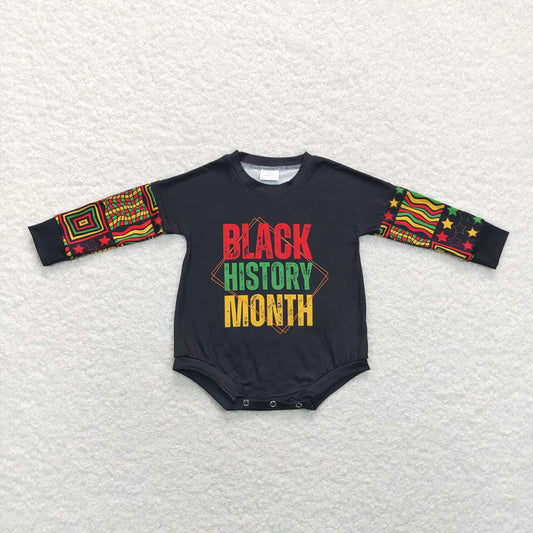 Baby Girls Black History Month African Rompers