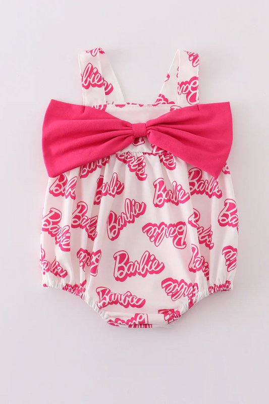 Baby Girls Summer Doll Bow Rompers preorder(moq 5)