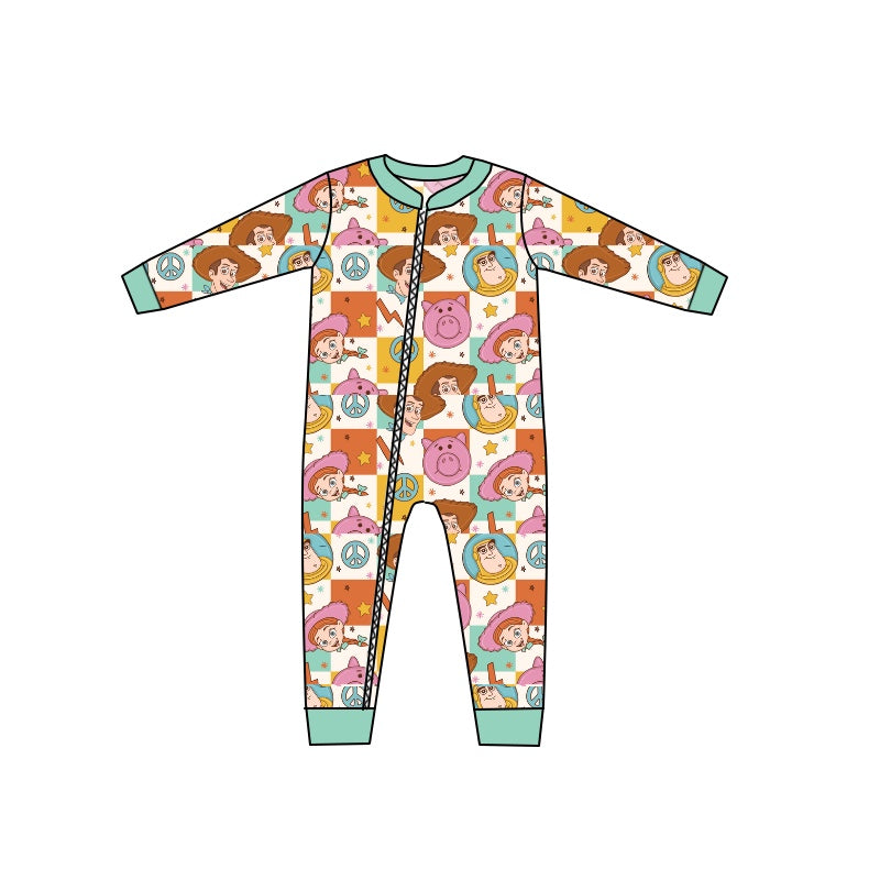 Toy Baby Kids Infant Long Sleeve Zip Rompers preorder(moq 5)