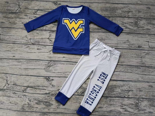 Baby Boys Team Shirt Pants Pants Clothes Sets Preorder (moq 5)