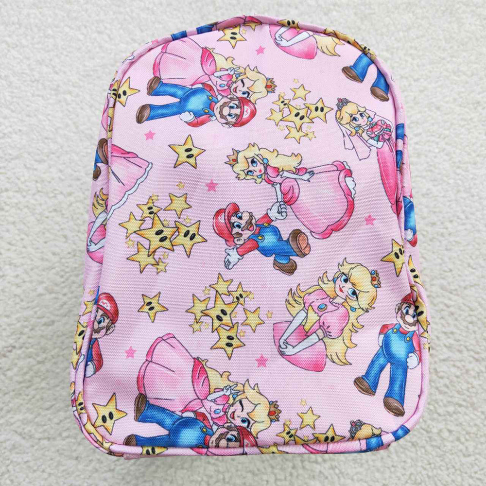Adult Pink Game Princess Cartoon Gym Bags