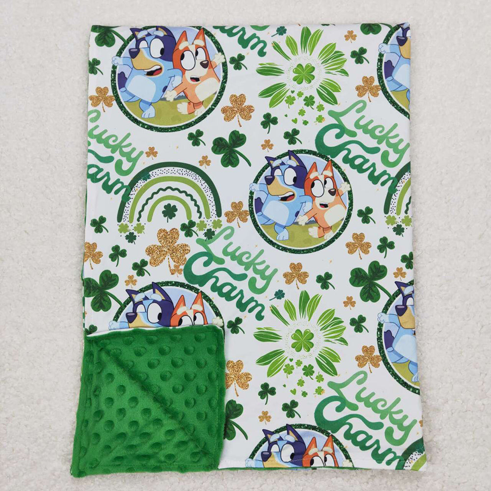 Baby Girls Boys Lucky Charm Dogs Tops Pants St Patrick Day Blankets Clothing