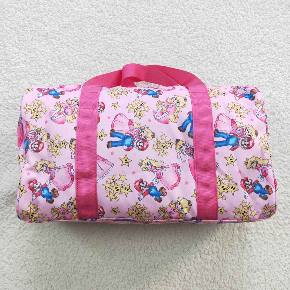 Adult Pink Game Princess Cartoon Gym Bags