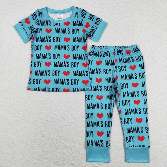 Baby Boys Mama's Boy Shirt Pants Pajamas Clothing Sets