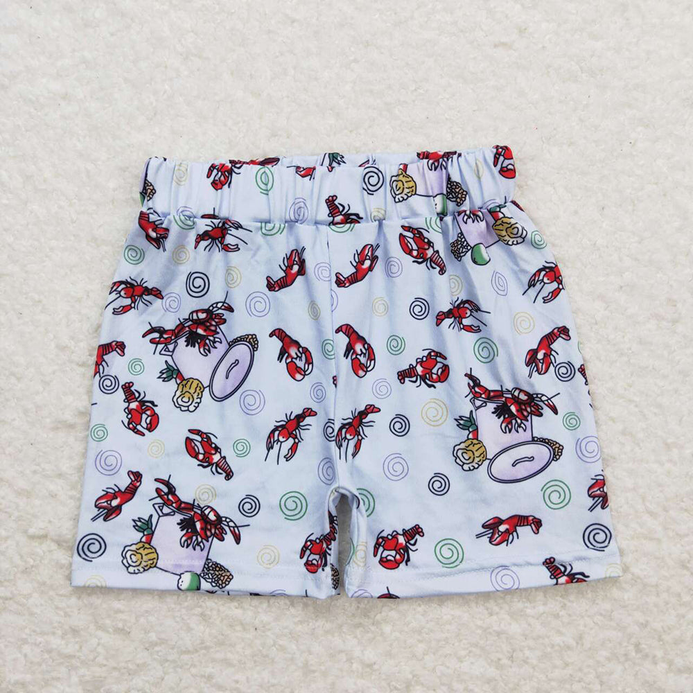 Baby Boys Crawfish Waistband Summer Shorts