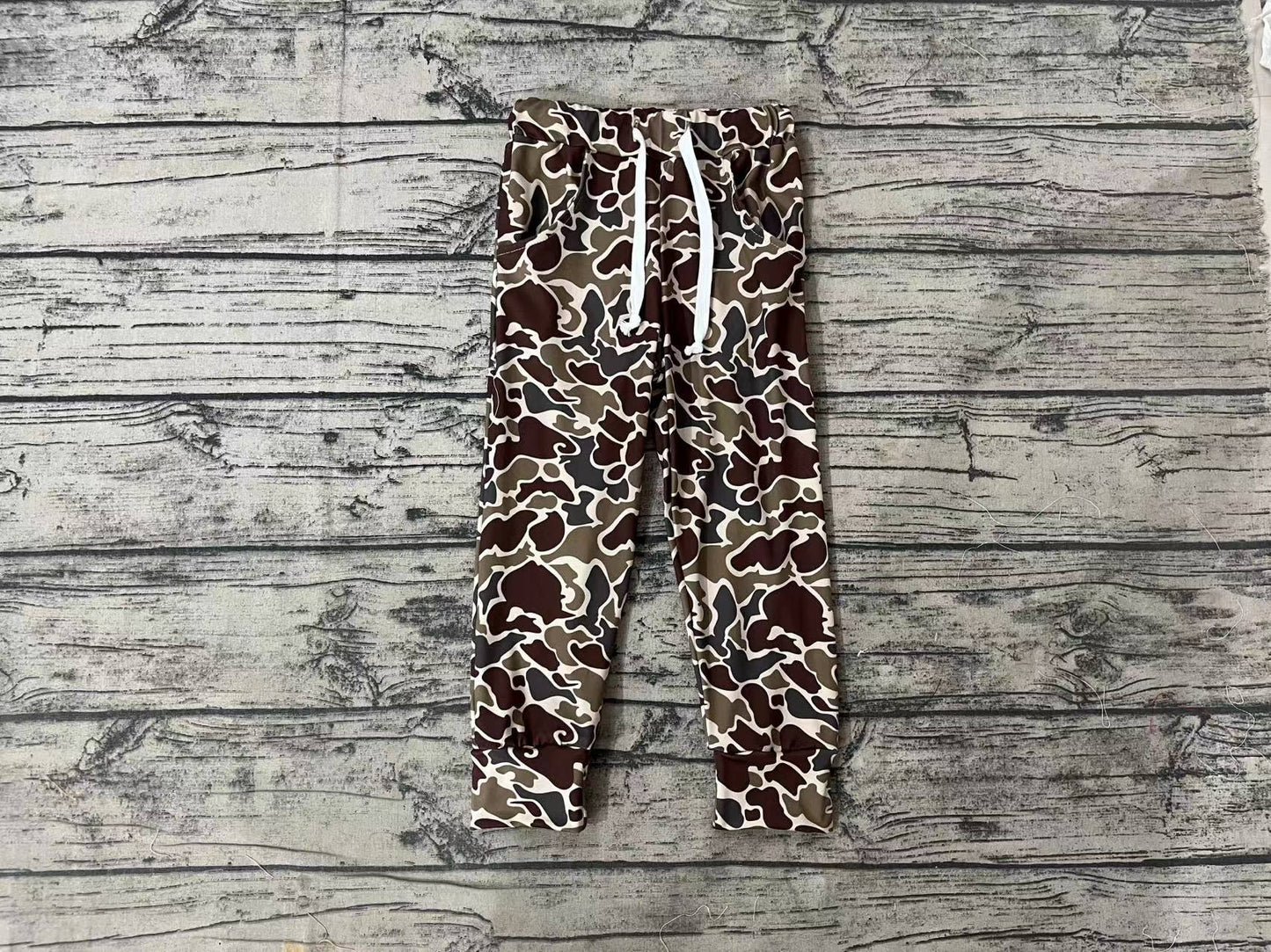 Baby Boys Camo Green Pockets Pants