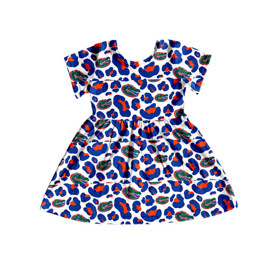 Baby Girls Florida Team Short Sleeve Dresses preorder(moq 5)