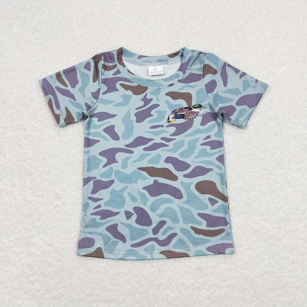 Baby Boys Camo Hunting Duck Short Sleeve Tee Shirt Tops