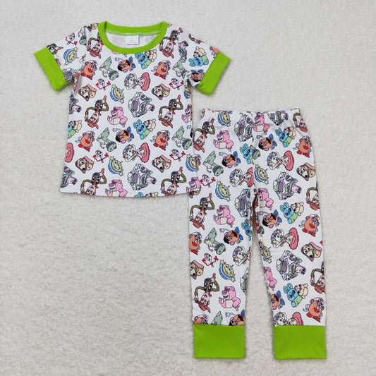 Baby Boys Toys Green Shirts Pants Pajamas Clothes Sets