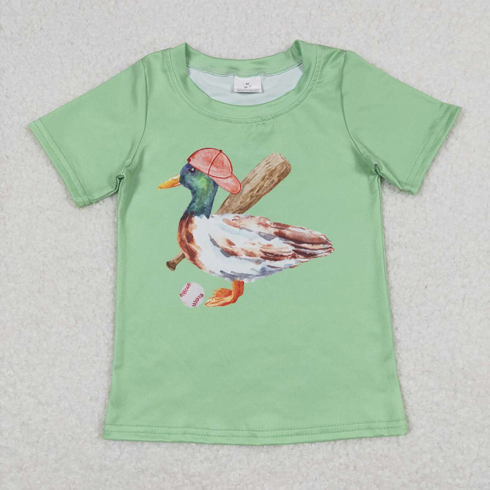 Baby Boys Duck Baseball Short Sleeve Tee Shirts Tops