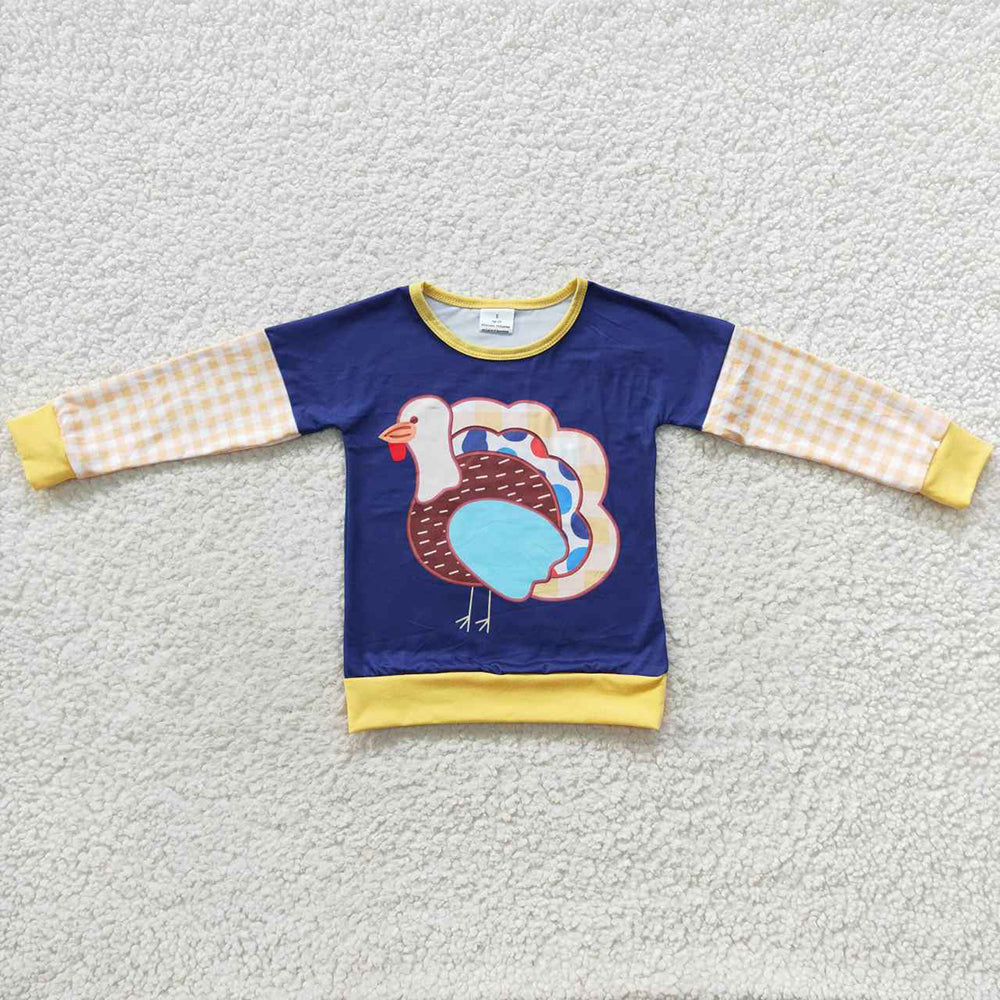 Baby Kids Thanksgiving Turkey Tee Shirts Tops