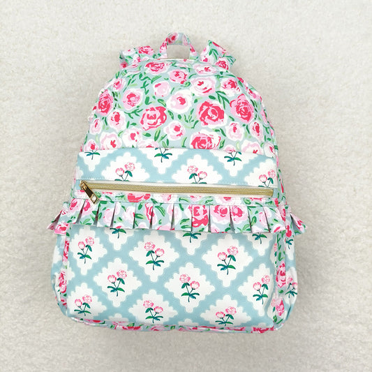 Baby Girls Children Pink Flowers Back Bags