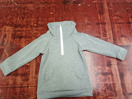 Baby Boys Grey Cotton Zip Pockets Tops preorder(MOQ 5)