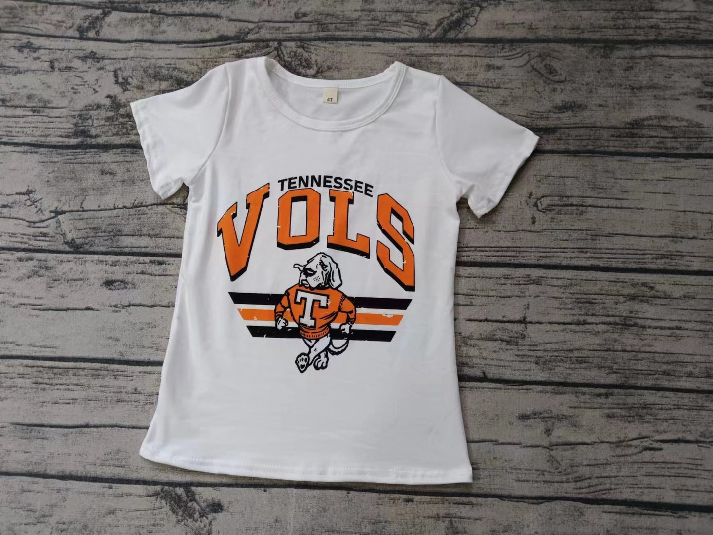 Baby Boys Tennessee Go Vols Team Tee Shirts Tops Preorder(moq 5)