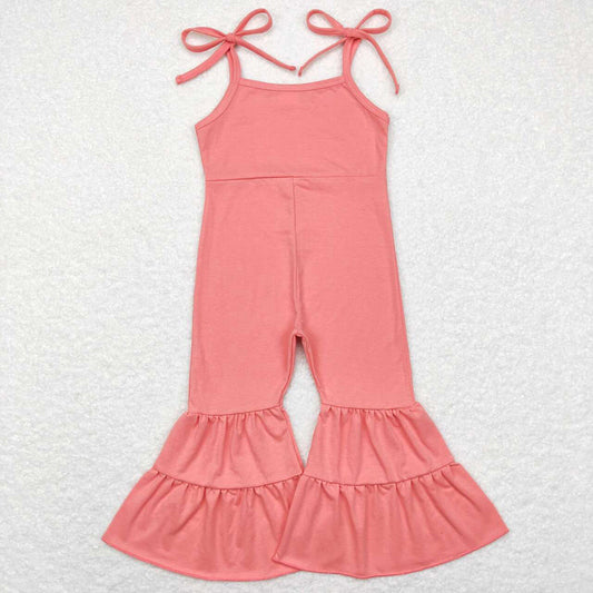 Baby Girls Toddler Watermelon Straps Bell Pants Jumpsuits