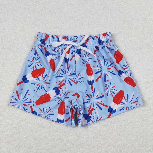 Baby Boys Summer Popsicle 4th Of July Trunks Swimsuits Swimwear