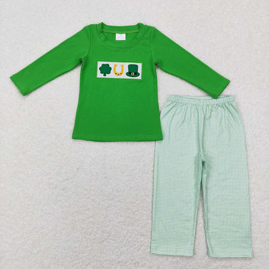 Baby Boys St Patrick Day Tops Pants Clothes Sets