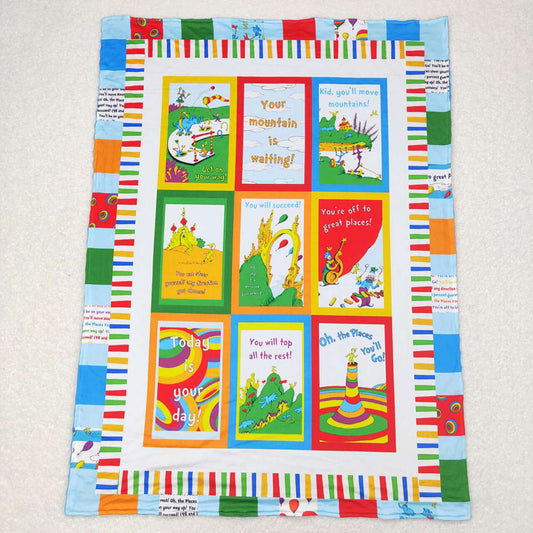 Baby Kids Dr Reading Minky Blankets