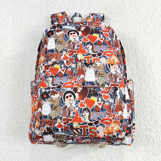 Baby Kids Girls Red Color Singer Backpack Back Bags