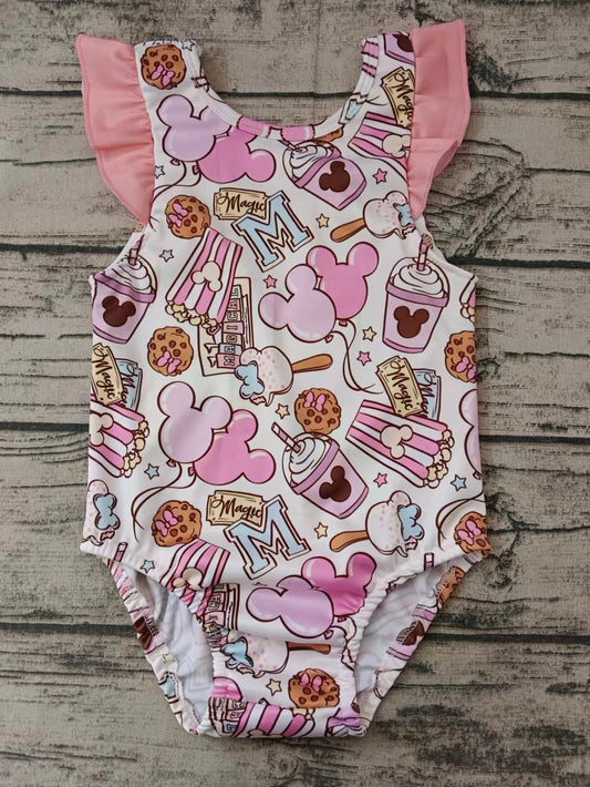 Baby Girls Cartoon Mouse One Piece Swimsuits preorder(moq 5)