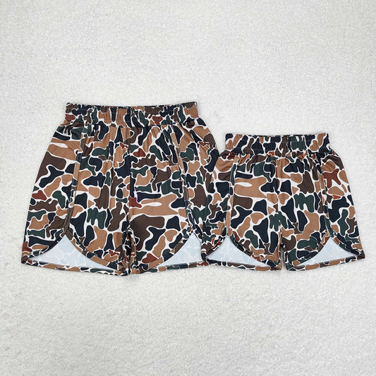 Mommy and Me Baby Girls Camo Summer Shorts Bottoms