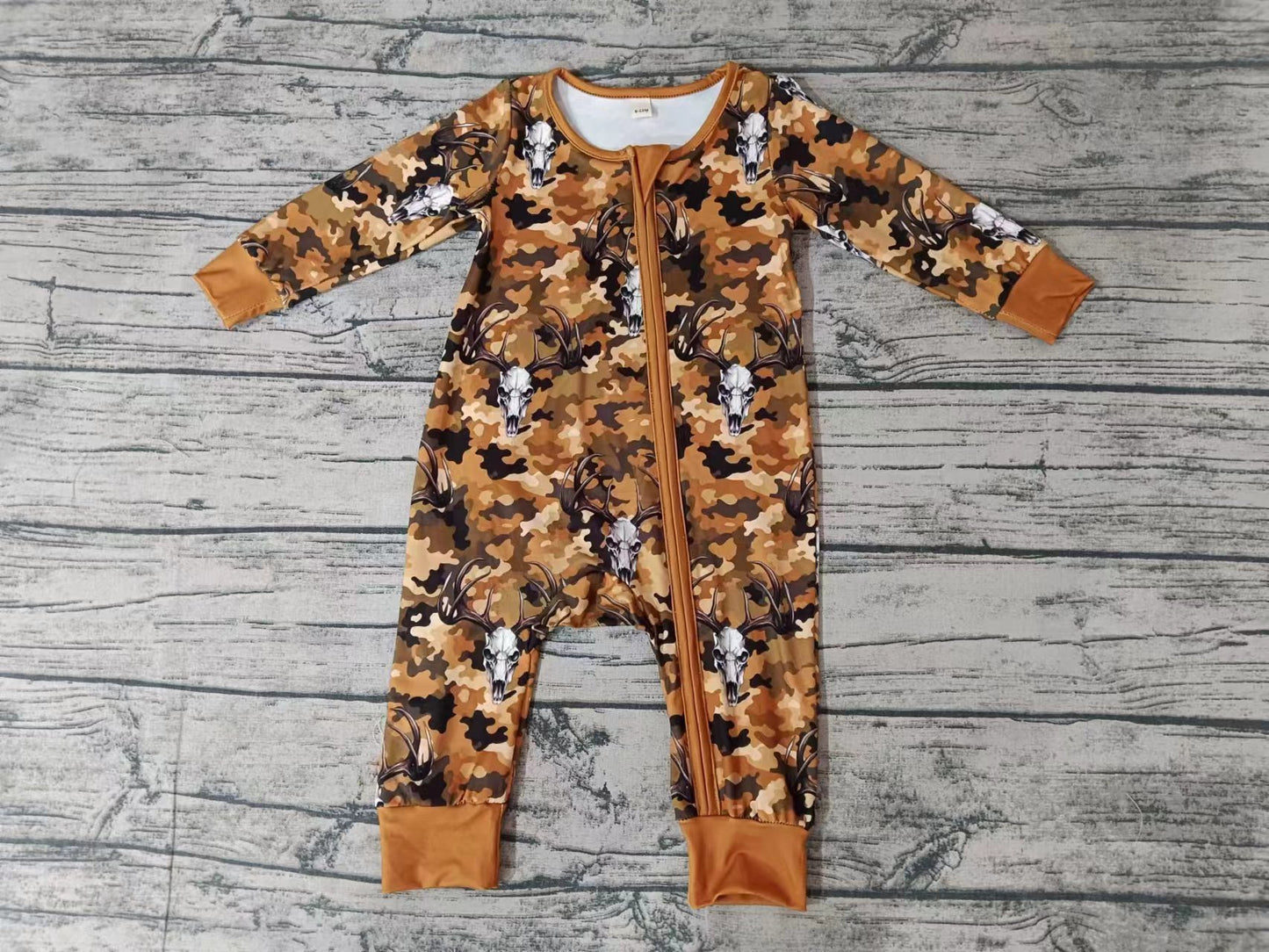 Baby Infant Boys Camo Deer Long Sleeve Rompers preorder(moq 5)