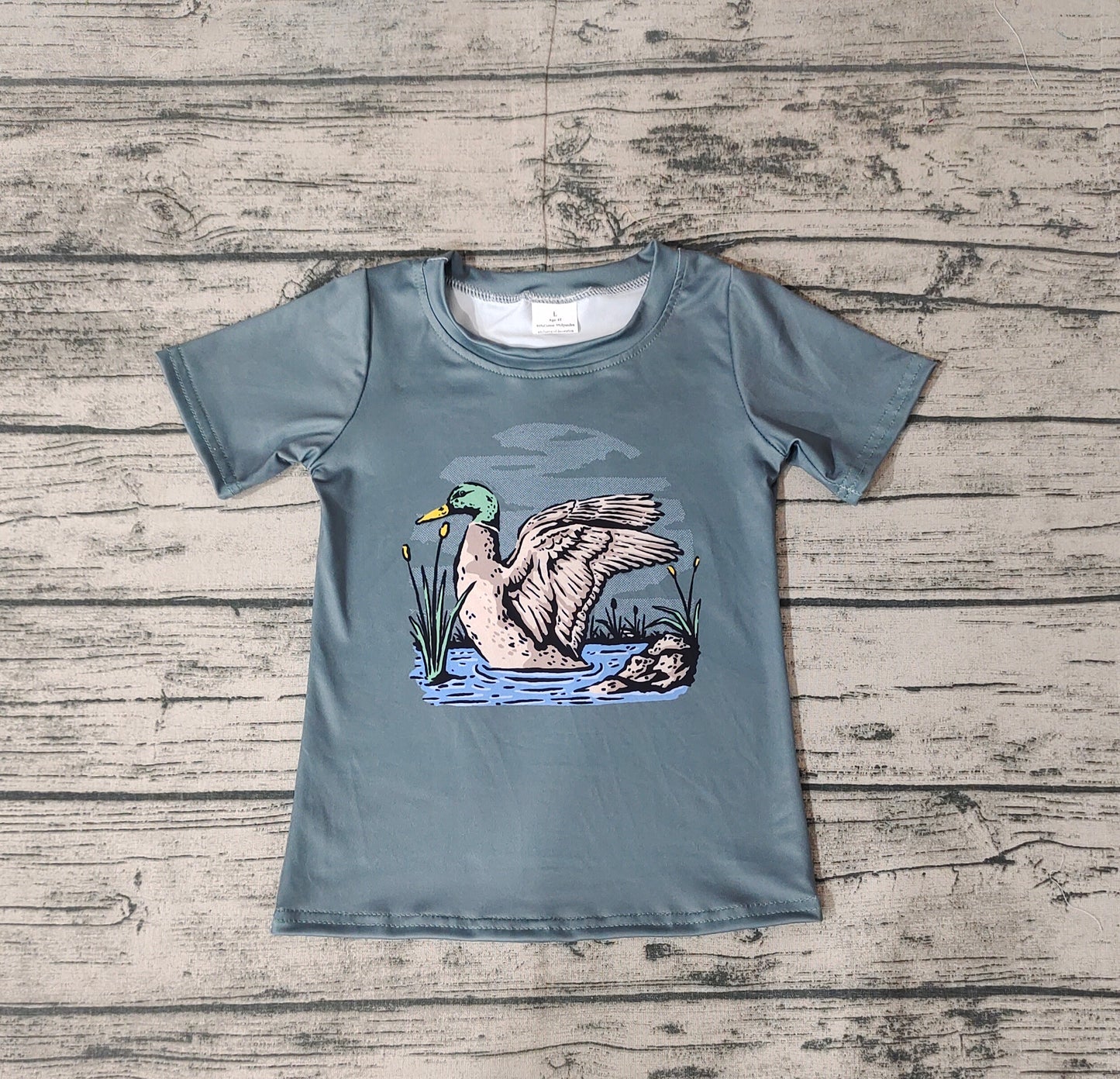 Baby Boys Hunting Mallard Duck Short Sleeve Tee Shirts Tops