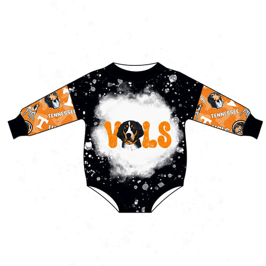 Baby Girls Dogs Team Long Sleeve Rompers preorder(moq 5)