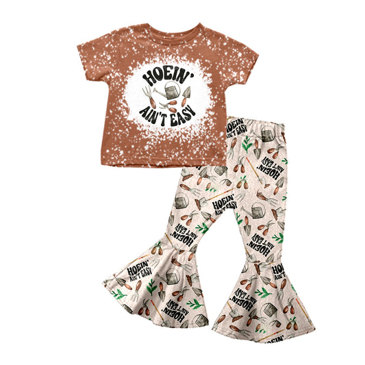 Baby Girls Dig Tool Top Bell Pants Clothes Preorder(moq 5)