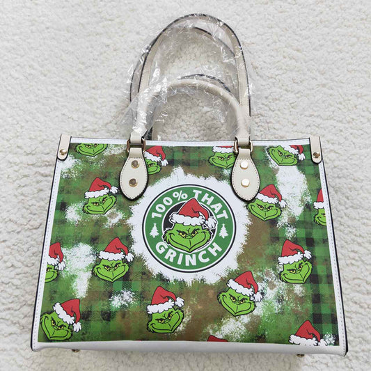 Adult Christmas Green Frog Hats Tote Bags