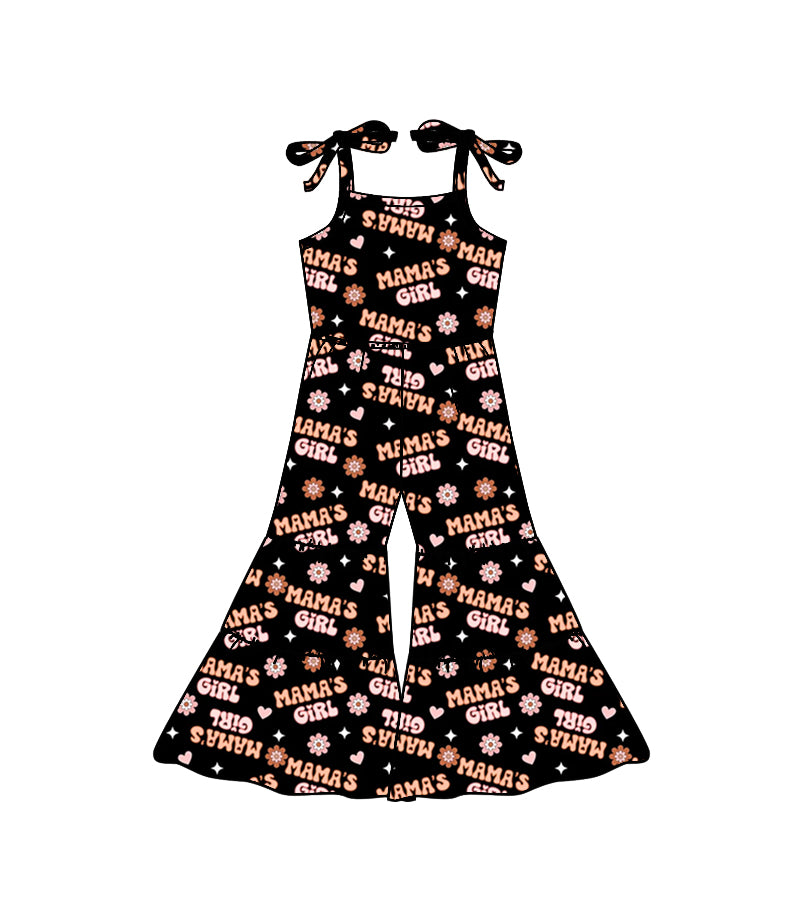 Baby Girls Mama's Girl Hearts Bell Jumpsuits preorder(moq 5)