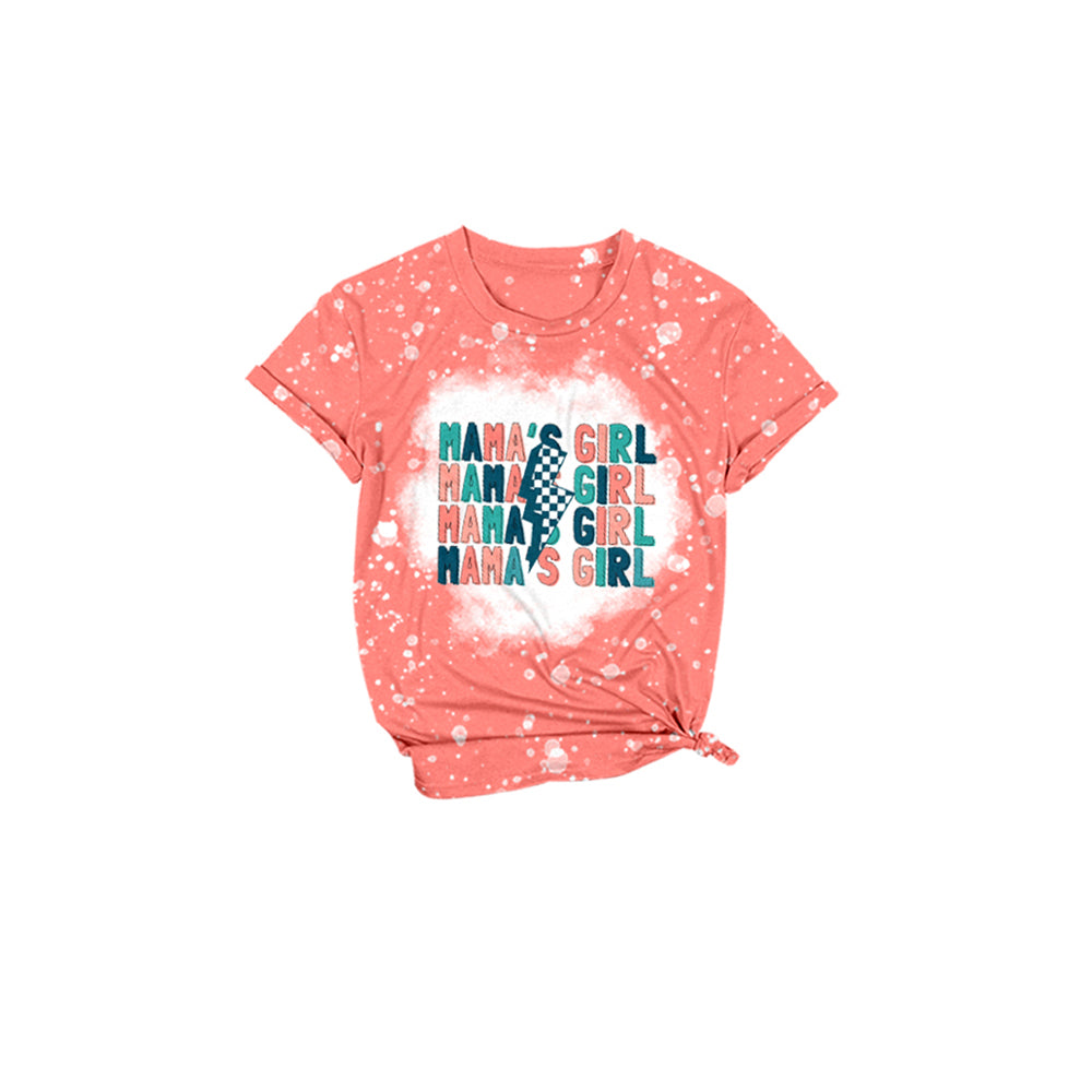 Baby Girls Mama's Girl Watermelon Short Sleeve Shirt Tops Preorder(moq 5)