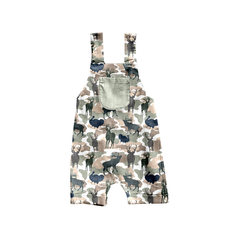 Baby Infant Boys Camo Hunting Straps Rompers preorder(moq 5)