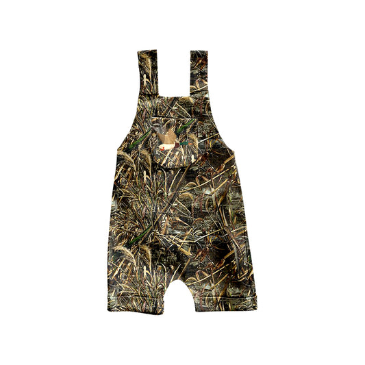 Baby Infant Boys Camo Hunting Duck Pocket Straps Rompers preorder(moq 5)