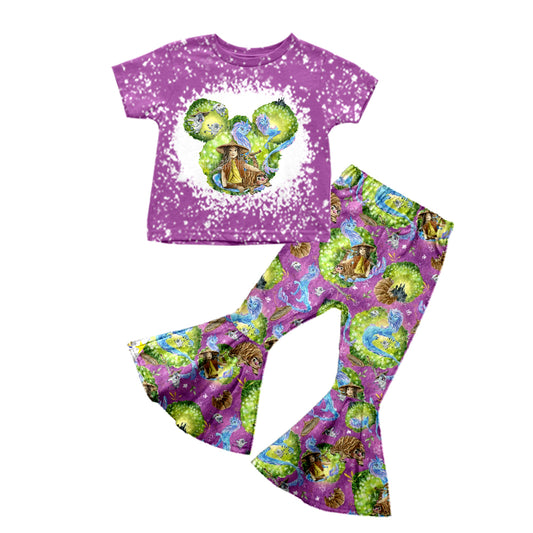 Baby Girls Cartoon Movie Tee Bell Pants Clothes Sets preorder(moq 5)