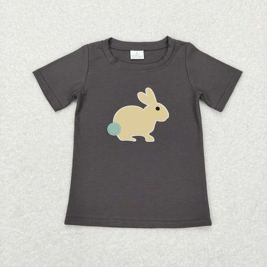 Baby Boys Easter Rabbit Short Sleeve Tee Shirts Tops