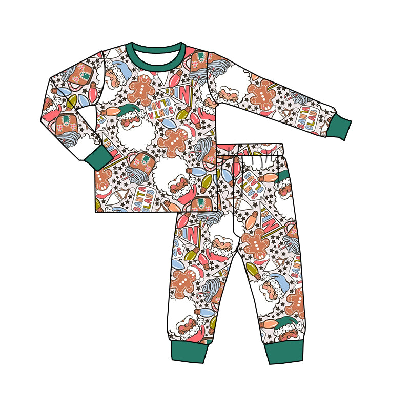 Baby Boys Christmas Long Sleeve 2pcs Pajamas Clothing Sets preorder(moq 5)