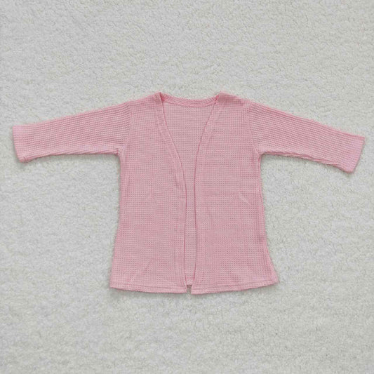 Baby Girls Light Pink Color Long Sleeve Fall Cardigans Tops