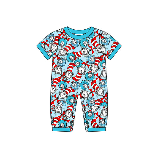 Baby Boys Shorts Sleeve Dr Reading Rompers preorder(moq 5)