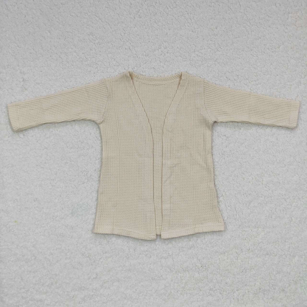 Baby Girls White Color Long Sleeve Fall Cardigans Tops