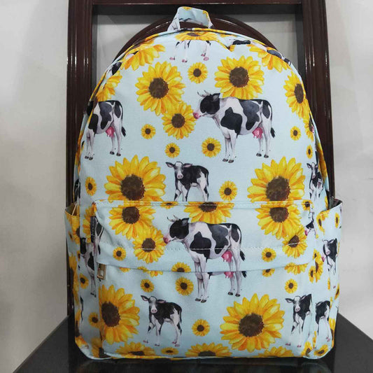 Baby Kids Western Cow Sunflowers Back Bags