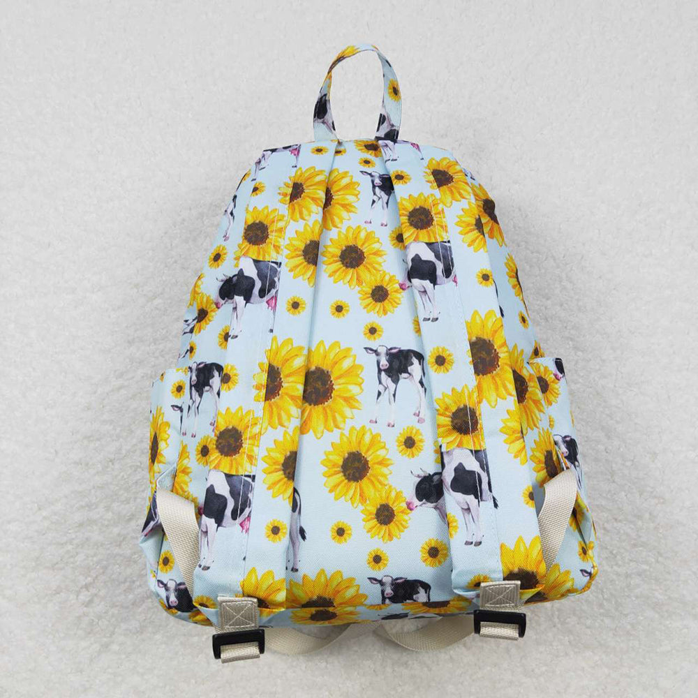 Baby Kids Western Cow Sunflowers Back Bags