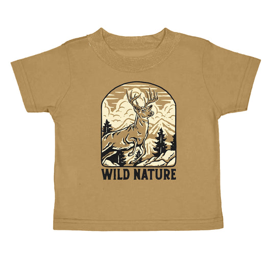 Baby Boys Wild Nature Brown Tee Shirts Tops preorder(moq 5)