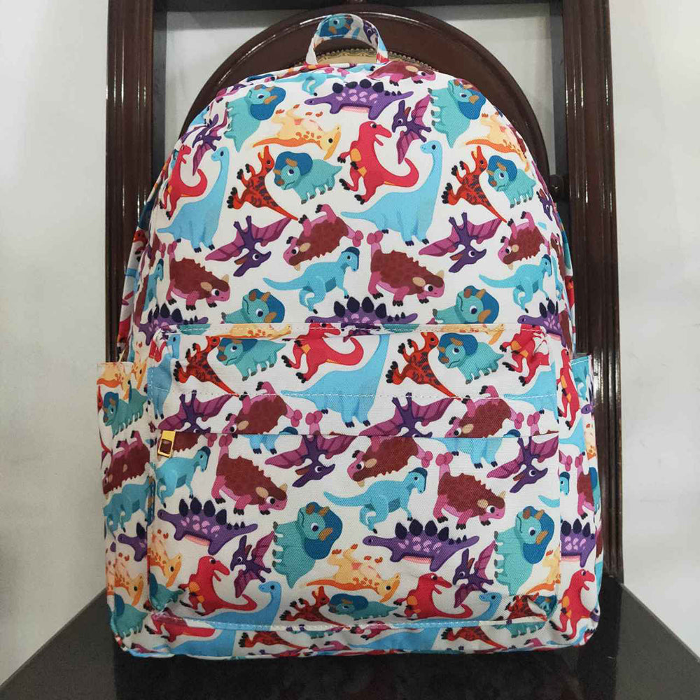 Baby Children Purple Dinosaur Back Bags