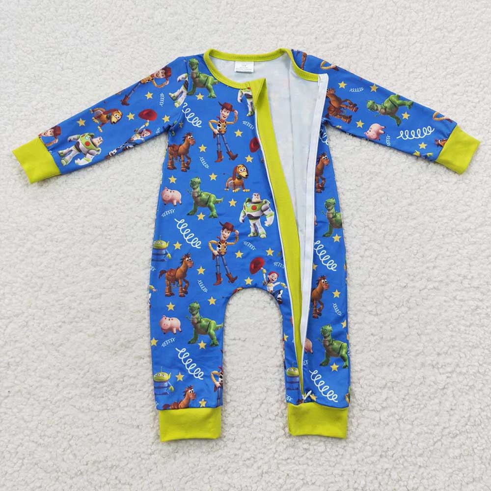 Baby Infants Kids Toys Cartoon Zip Rompers