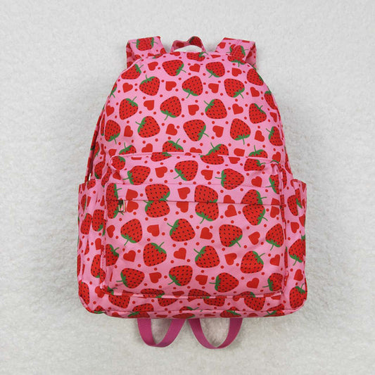Baby Kids Girls Strawberry Back Bags