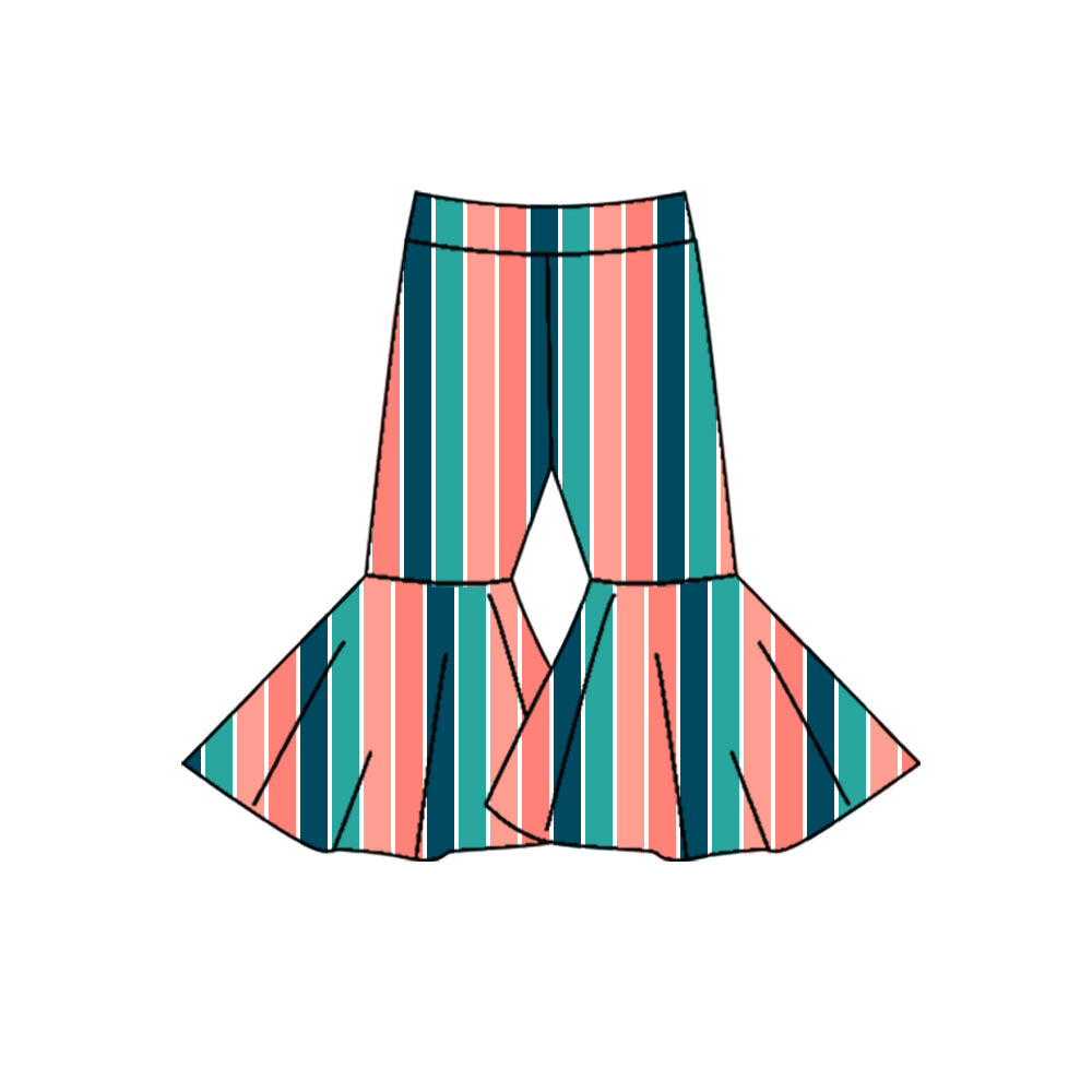 Baby Girls Watermelon Stripes Bottom Bell Pants Preorder(moq 5)