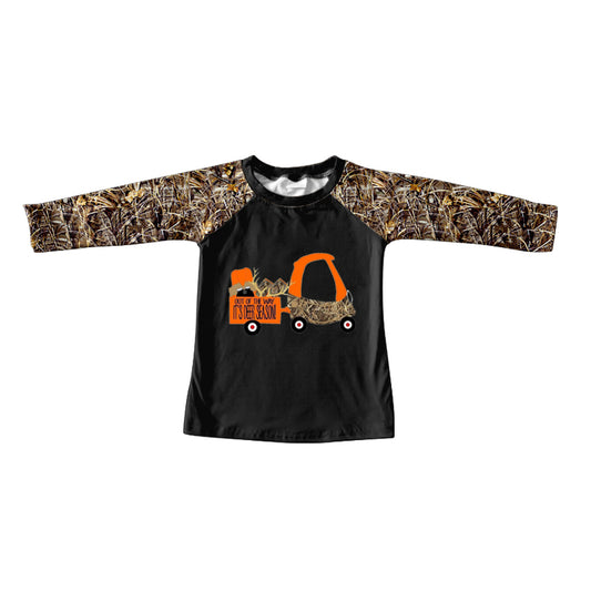 Baby Boys Camo Tractor Long Sleeve Tee Shirts Tops Preorder(moq 5)