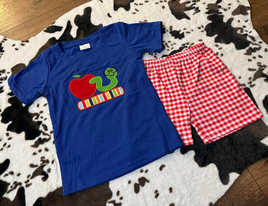 Baby Boys Back To School Book Shorts Sets