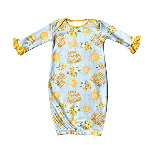 Baby Girls Sunshine Ruffle Gowns preorder(moq 5)
